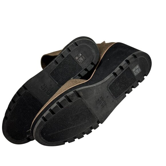 Eileen Fisher Alec Wedge Pump Sandals Knit Upper Size 9 NEW - Picture 6 of 6